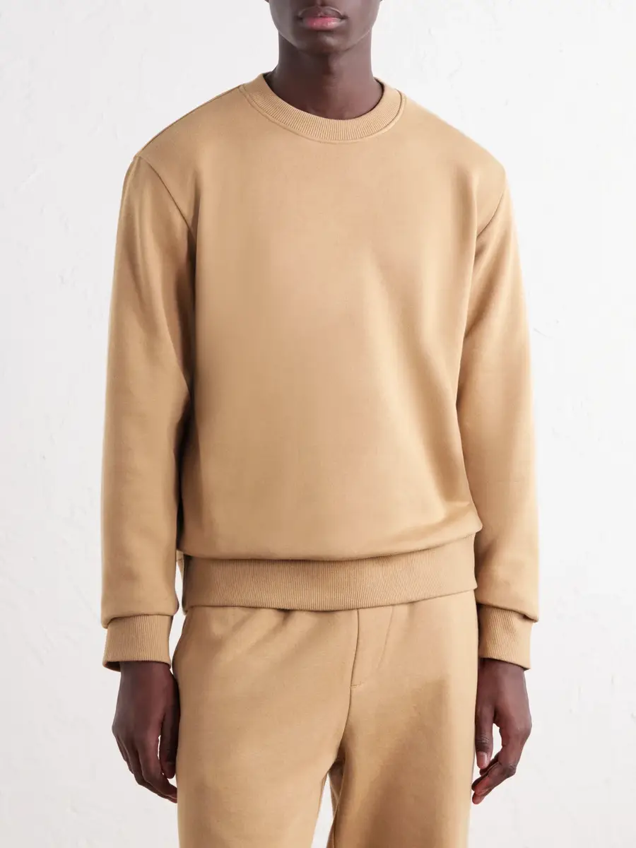 Slowear Zanone Cotton and Cashmere-Blend Jersey Sweatshirt - Men | Thumbnail 3 Slowear Zanone Cotton and Cashmere-Blend Jersey Sweatshirt - Men | Thumbnail 3