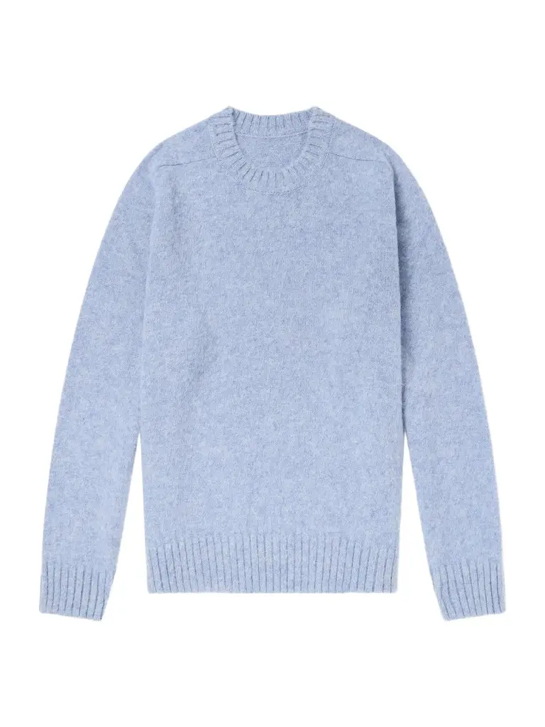 Anderson & Sheppard Geelong Brushed-Wool Sweater - Men