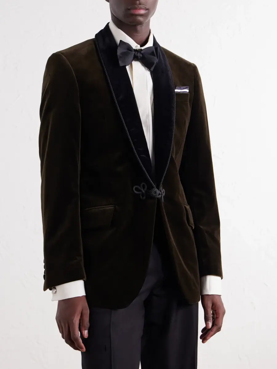 Favourbrook Mayfair Shawl-Collar Cotton-Velvet Tuxedo Jacket - Men | Thumbnail 3 Favourbrook Mayfair Shawl-Collar Cotton-Velvet Tuxedo Jacket - Men | Thumbnail 3