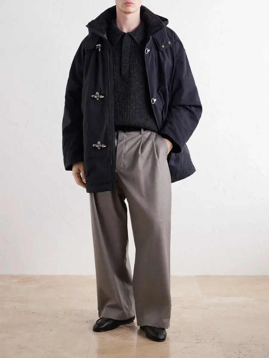 A Kind Of Guise Isaba Padded Cotton, Wool and Mohair-Trimmed Canvas Parka - Men | Thumbnail 2