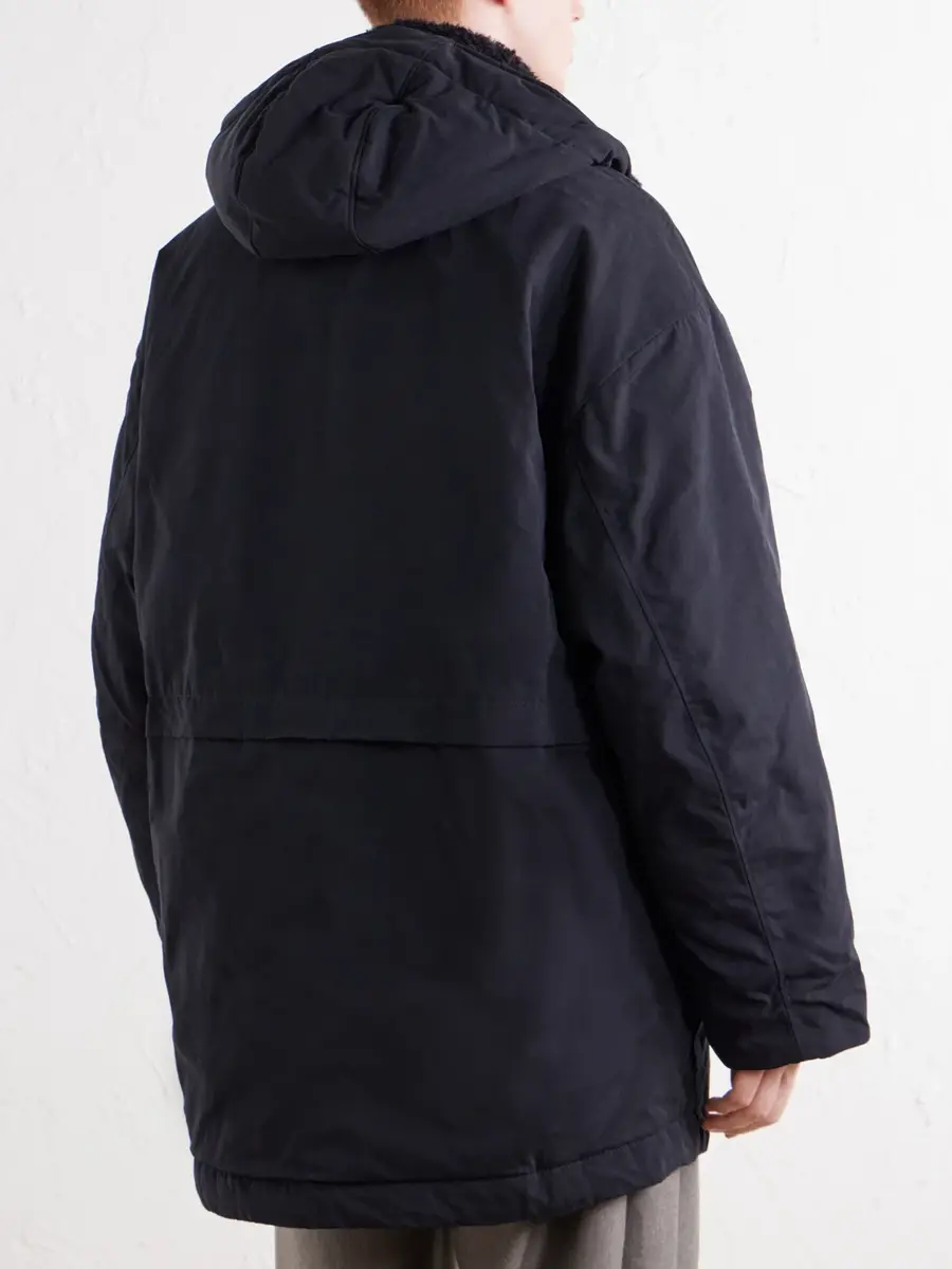 A Kind Of Guise Isaba Padded Cotton, Wool and Mohair-Trimmed Canvas Parka - Men | Thumbnail 4