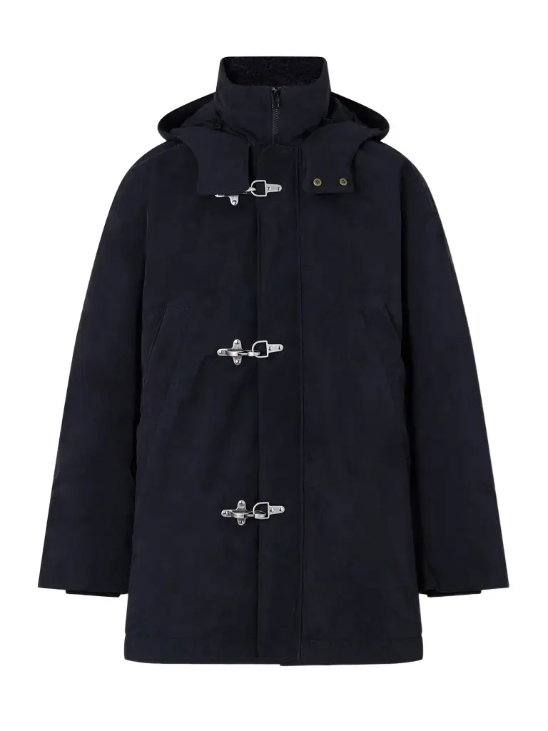 A Kind Of Guise Isaba Padded Cotton, Wool and Mohair-Trimmed Canvas Parka - Men