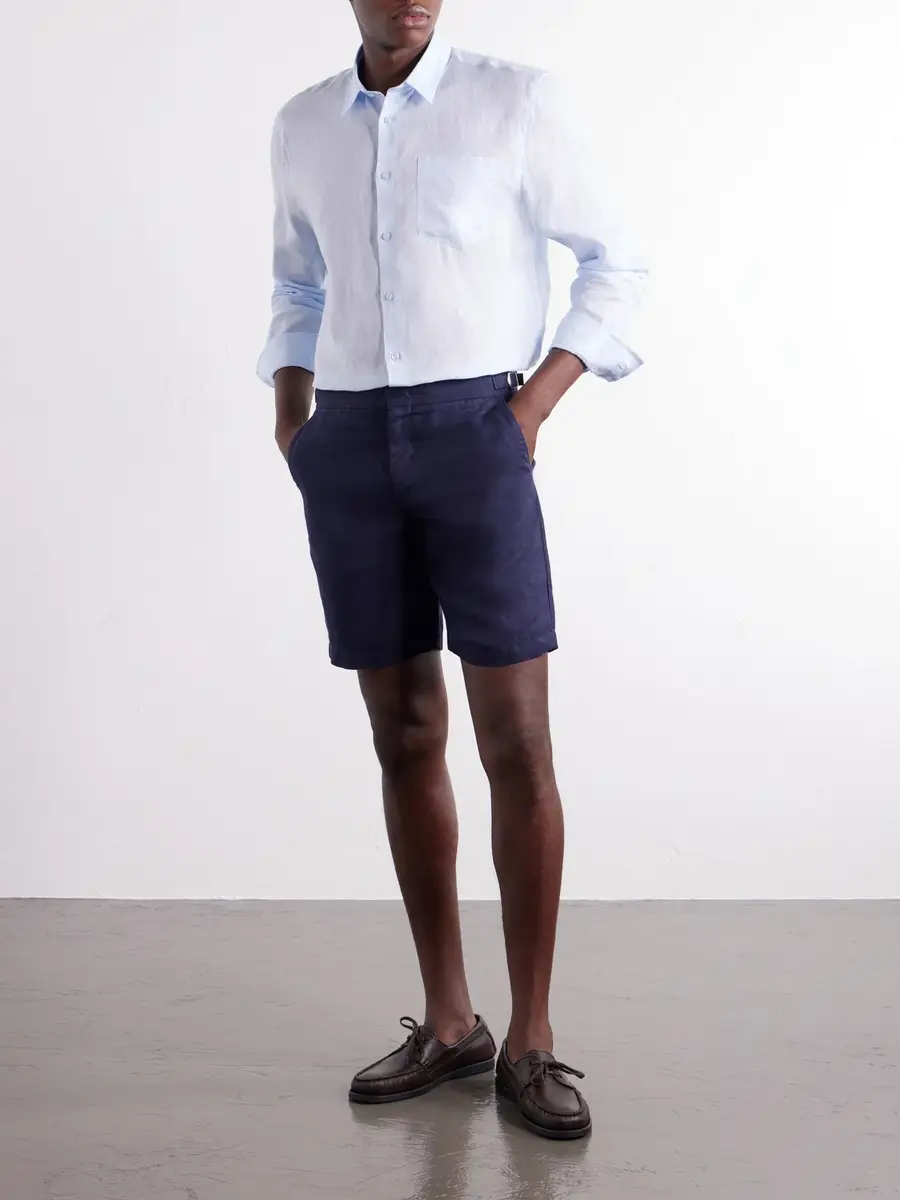 Vilebrequin Caroubis Woven Linen Shirt - Men | Thumbnail 2 Vilebrequin Caroubis Woven Linen Shirt - Men | Thumbnail 2