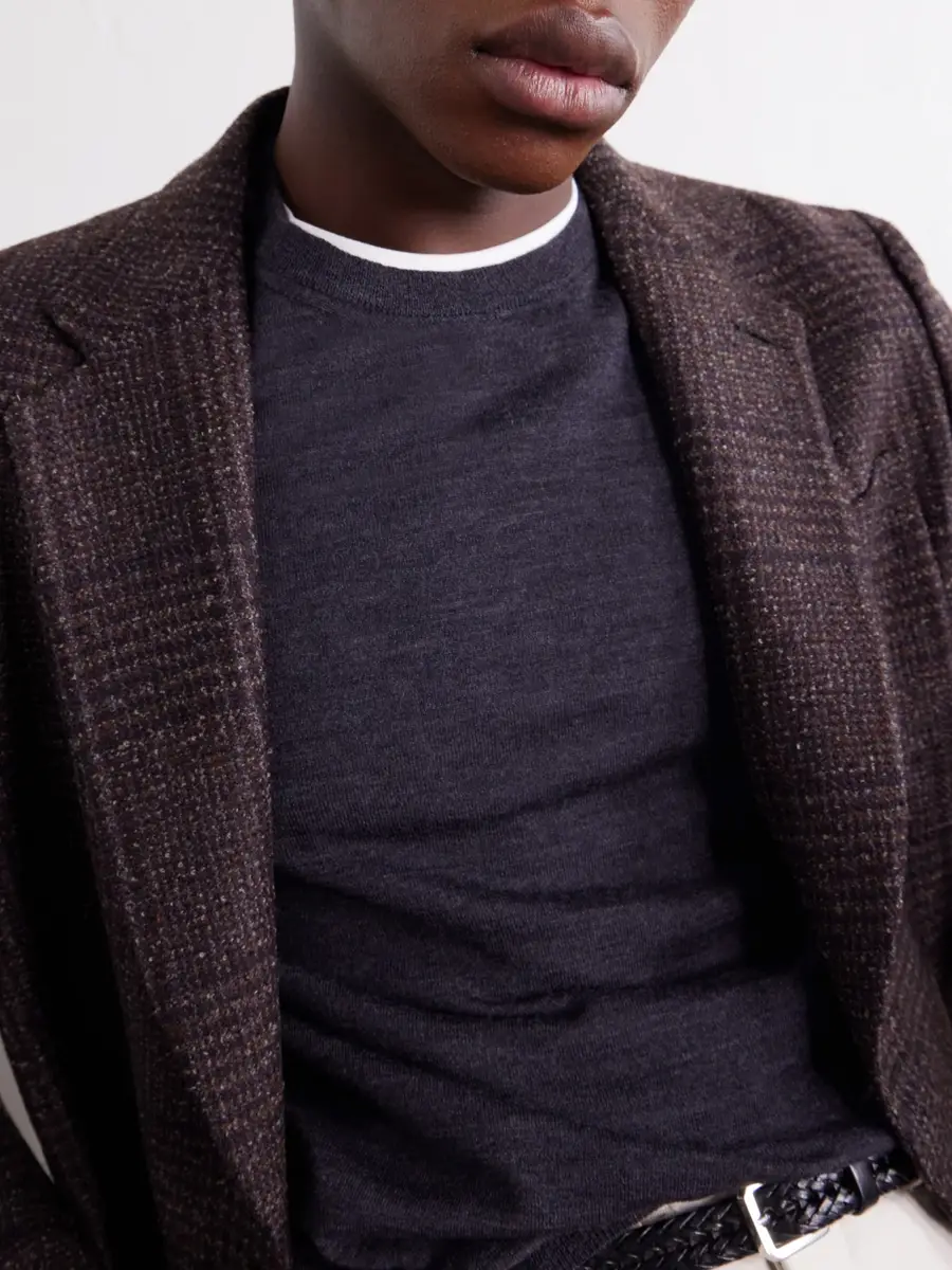 Canali Wool Sweater - Men | Thumbnail 5 Canali Wool Sweater - Men | Thumbnail 5