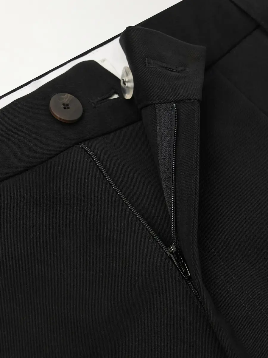 Studio Nicholson Sorte Wide-Leg Pleated Cotton-Twill Trousers - Men | Thumbnail 6 Studio Nicholson Sorte Wide-Leg Pleated Cotton-Twill Trousers - Men | Thumbnail 6