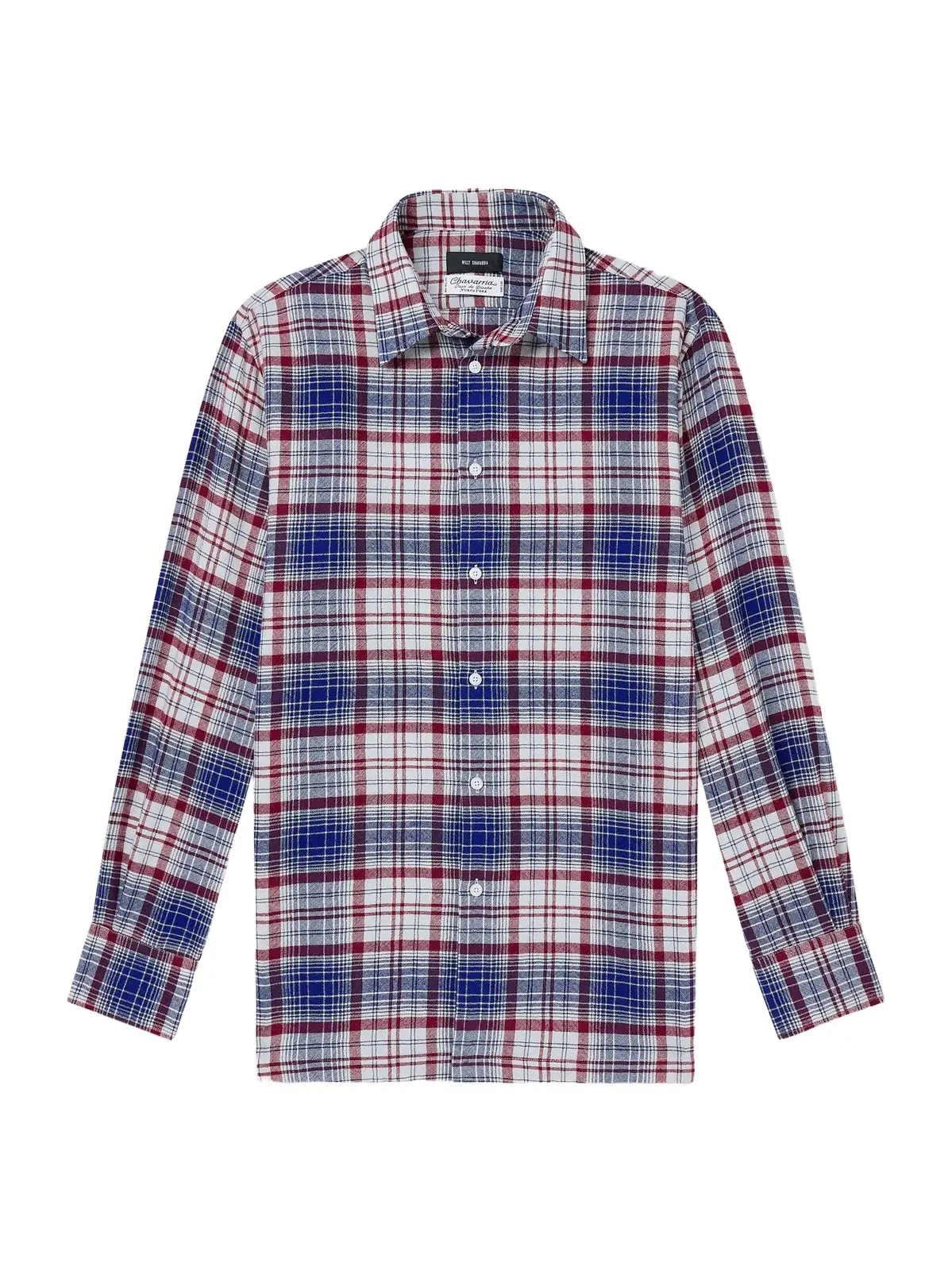 Checked Brushed Virgin Wool-Flannel Shirt - Men