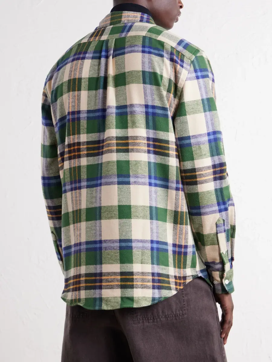 Portuguese Flannel Harbor Checked Cotton-Twill Shirt - Men | Thumbnail 4 Portuguese Flannel Harbor Checked Cotton-Twill Shirt - Men | Thumbnail 4