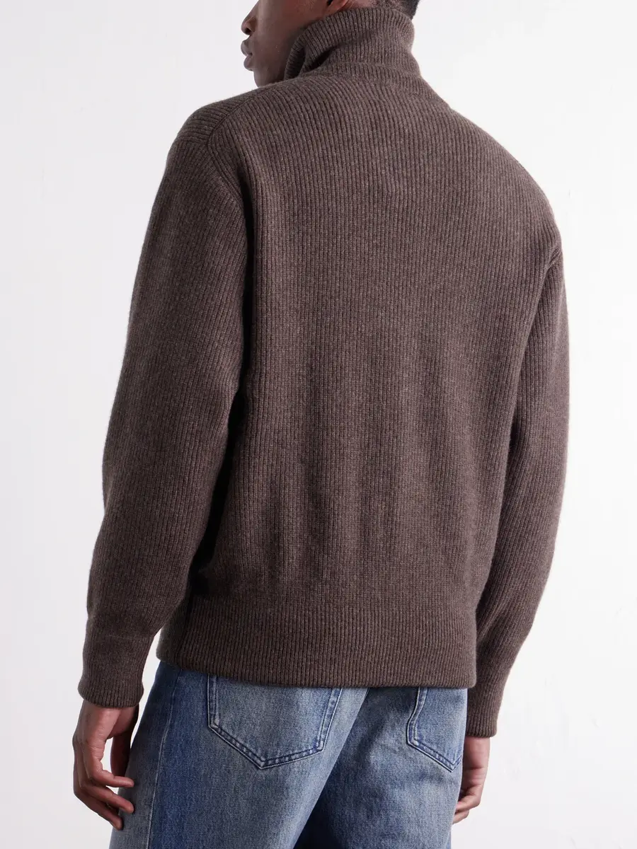 ssstein Ribbed Wool Zip-Up Cardigan - Men | Thumbnail 4 ssstein Ribbed Wool Zip-Up Cardigan - Men | Thumbnail 4