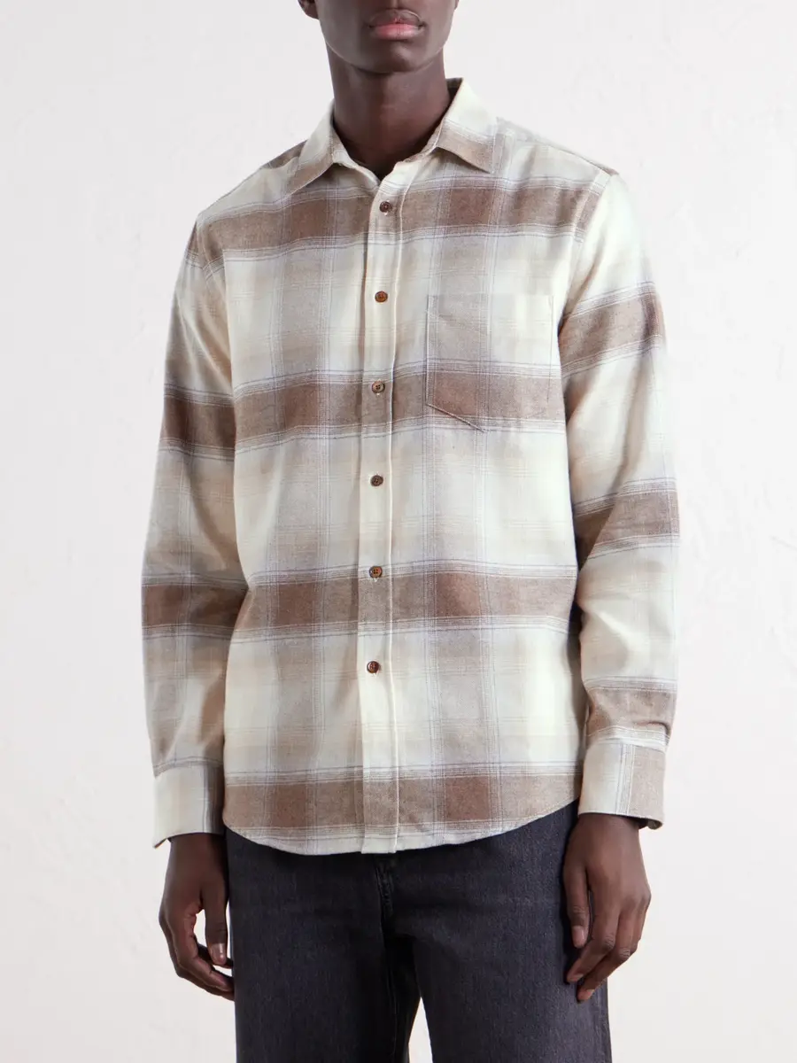 Portuguese Flannel Pantine Checked Cotton-Flannel Shirt - Men | Thumbnail 3 Portuguese Flannel Pantine Checked Cotton-Flannel Shirt - Men | Thumbnail 3