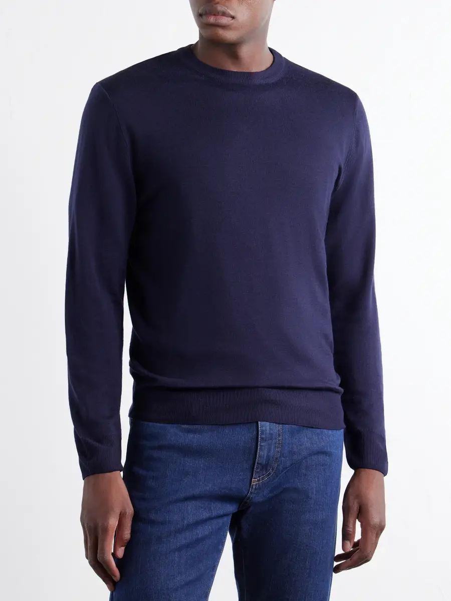 Canali Wool Sweater - Men | Thumbnail 3 Canali Wool Sweater - Men | Thumbnail 3