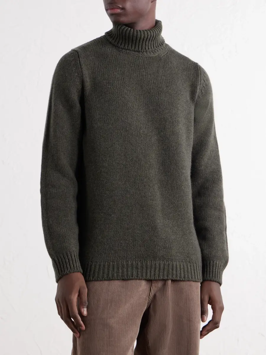 Anderson & Sheppard Cashmere Rollneck Sweater - Men | Thumbnail 3 Anderson & Sheppard Cashmere Rollneck Sweater - Men | Thumbnail 3