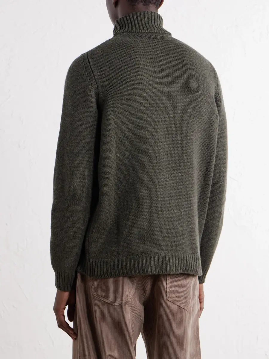 Anderson & Sheppard Cashmere Rollneck Sweater - Men | Thumbnail 4 Anderson & Sheppard Cashmere Rollneck Sweater - Men | Thumbnail 4