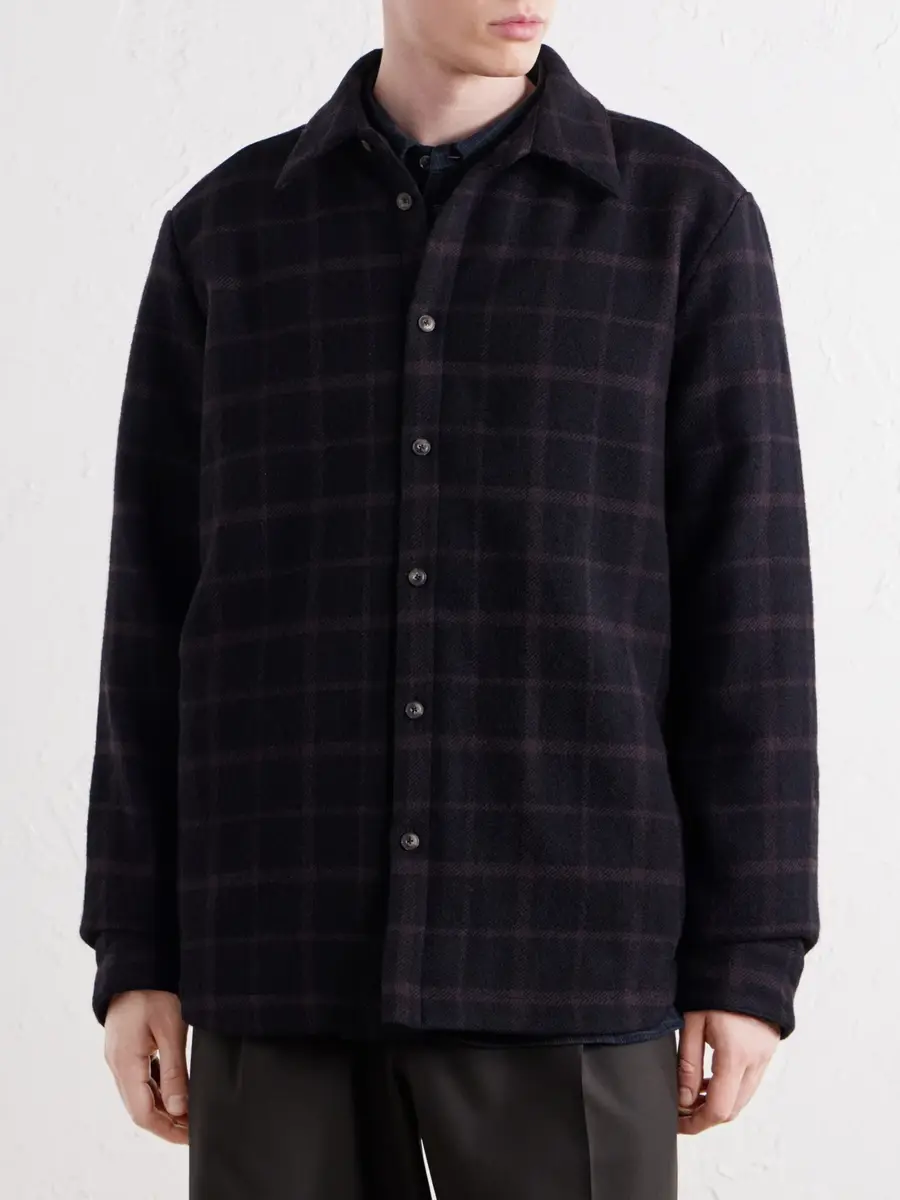 A Kind Of Guise Marani Padded Checked Virgin Wool-Twill Overshirt - Men | Thumbnail 3 A Kind Of Guise Marani Padded Checked Virgin Wool-Twill Overshirt - Men | Thumbnail 3