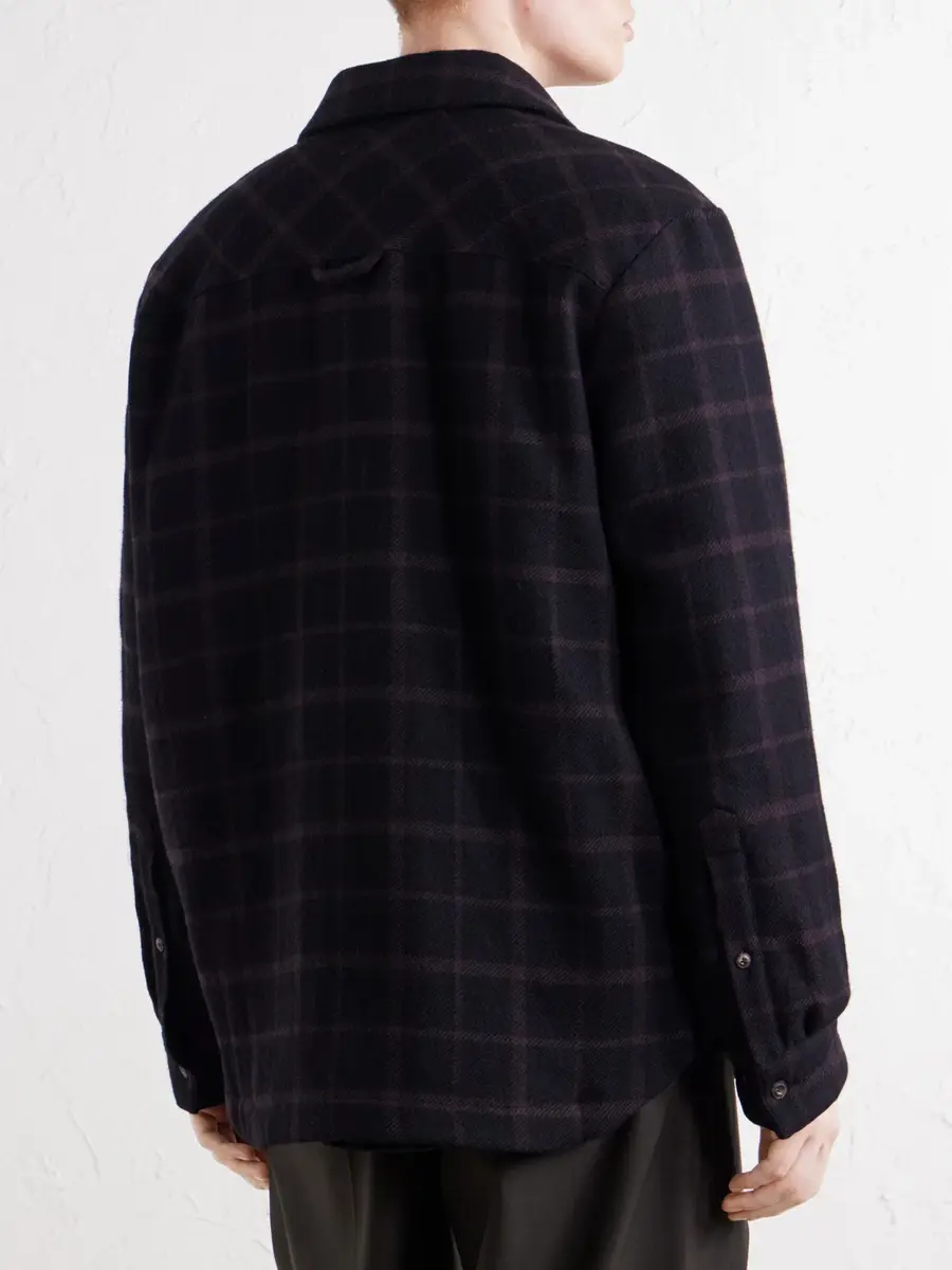 A Kind Of Guise Marani Padded Checked Virgin Wool-Twill Overshirt - Men | Thumbnail 4 A Kind Of Guise Marani Padded Checked Virgin Wool-Twill Overshirt - Men | Thumbnail 4