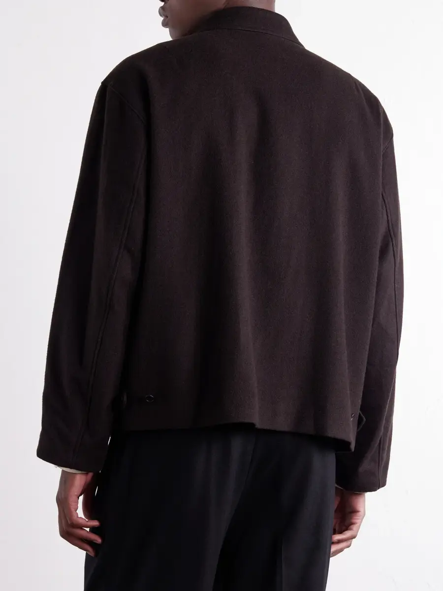 ssstein Wool and Cashmere-Blend Felt Blouson Jacket - Men | Thumbnail 4 ssstein Wool and Cashmere-Blend Felt Blouson Jacket - Men | Thumbnail 4
