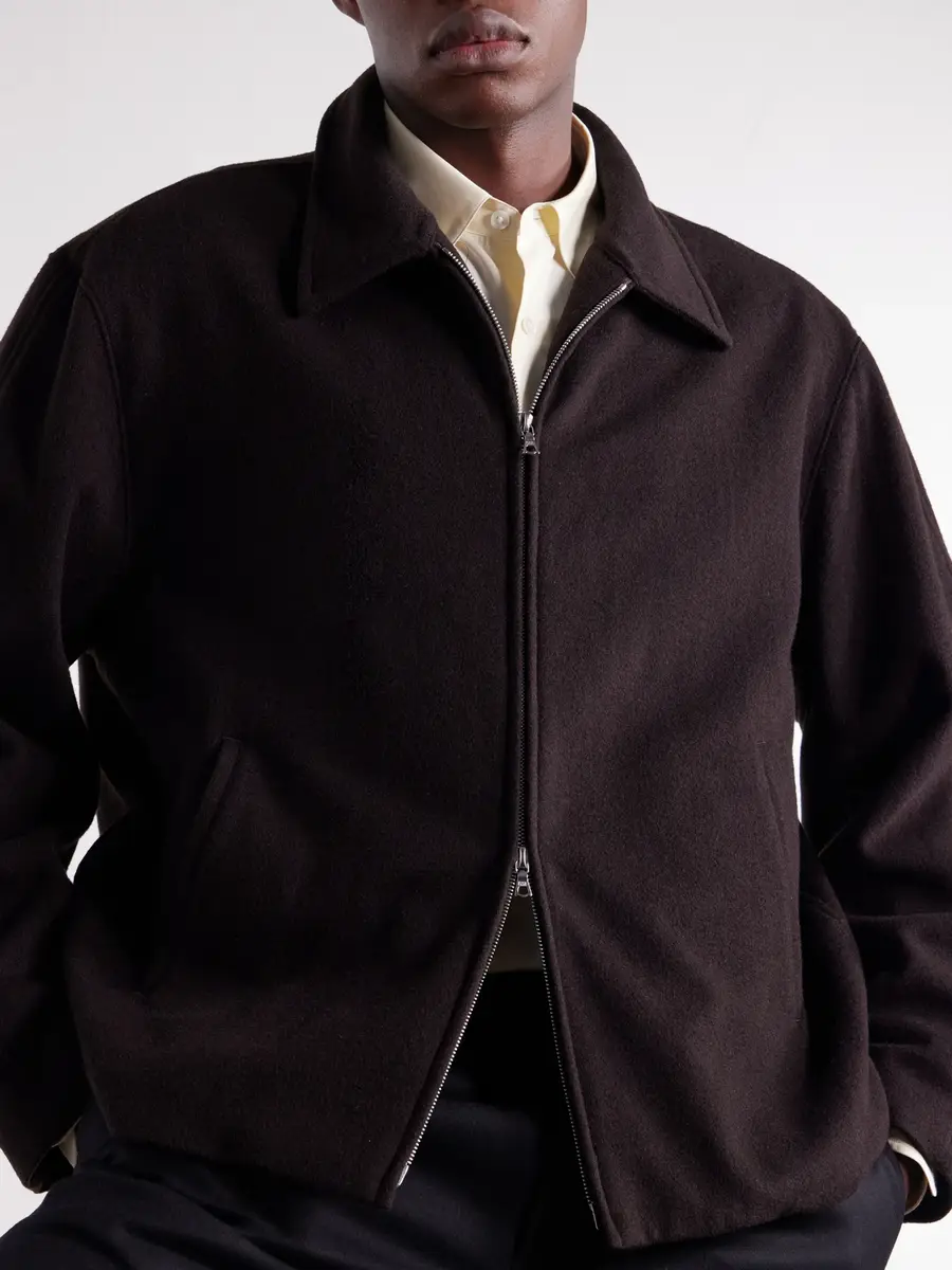ssstein Wool and Cashmere-Blend Felt Blouson Jacket - Men | Thumbnail 5 ssstein Wool and Cashmere-Blend Felt Blouson Jacket - Men | Thumbnail 5