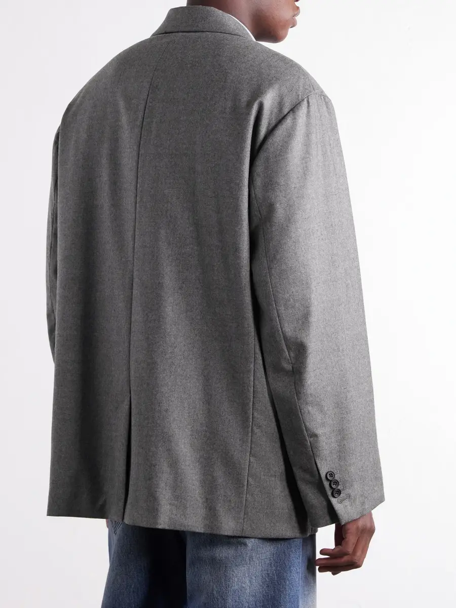 ssstein Oversized Wool-Blend Flannel Blazer - Men | Thumbnail 4 ssstein Oversized Wool-Blend Flannel Blazer - Men | Thumbnail 4