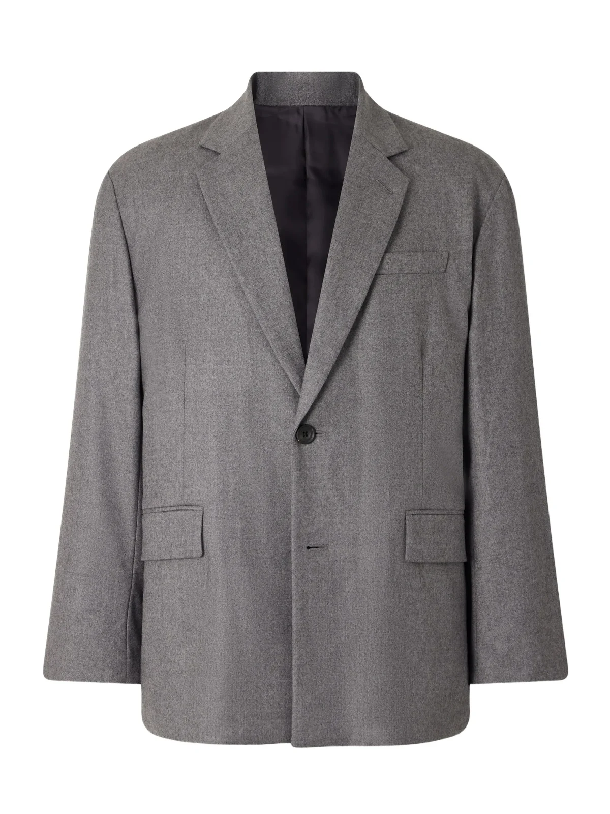 ssstein Oversized Wool-Blend Flannel Blazer - Men