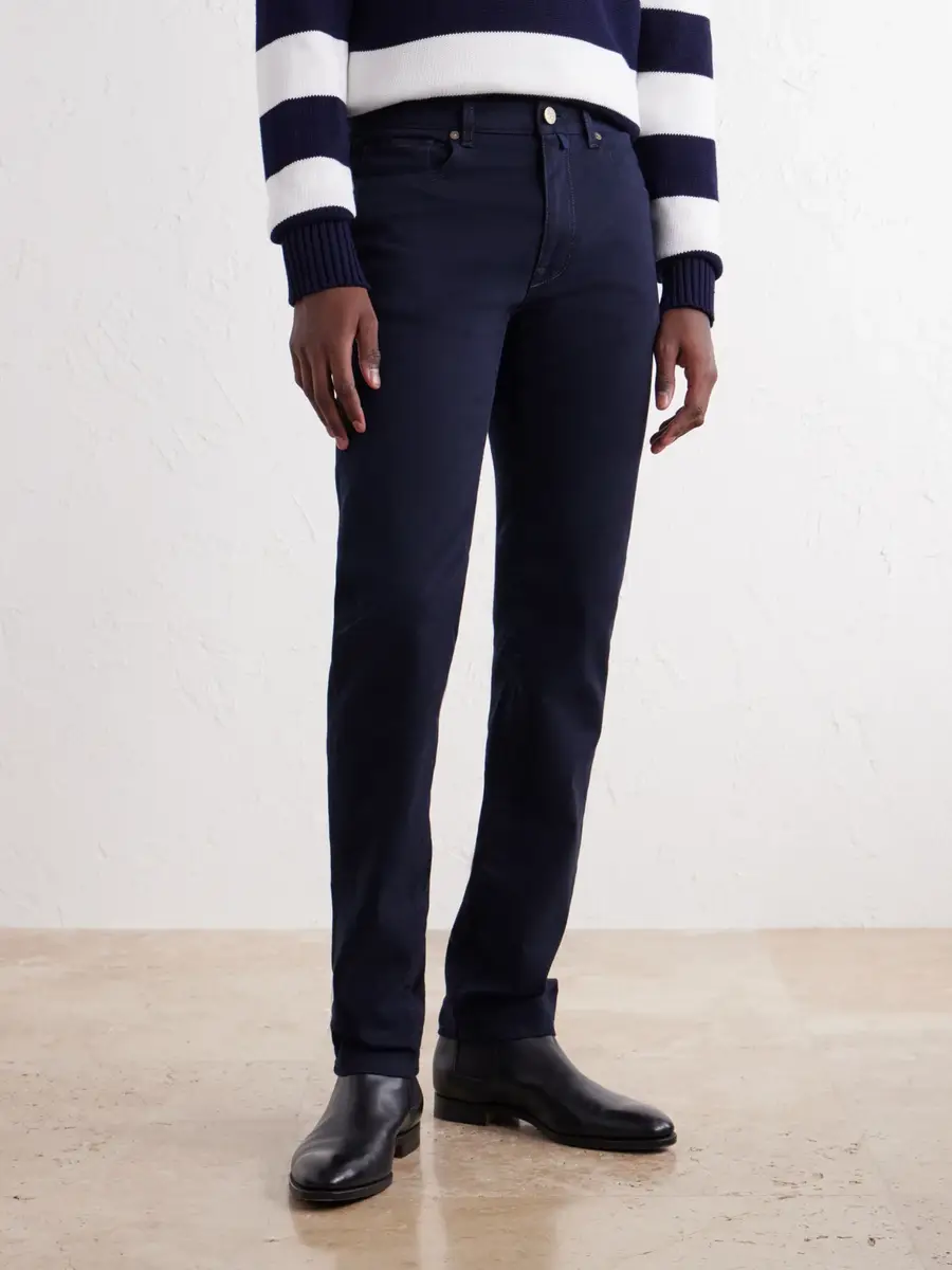 Slowear Incotex Blue Division Slim-Fit Straight-Leg Stretch Cotton-Twill Trousers - Men | Thumbnail 3 Slowear Incotex Blue Division Slim-Fit Straight-Leg Stretch Cotton-Twill Trousers - Men | Thumbnail 3
