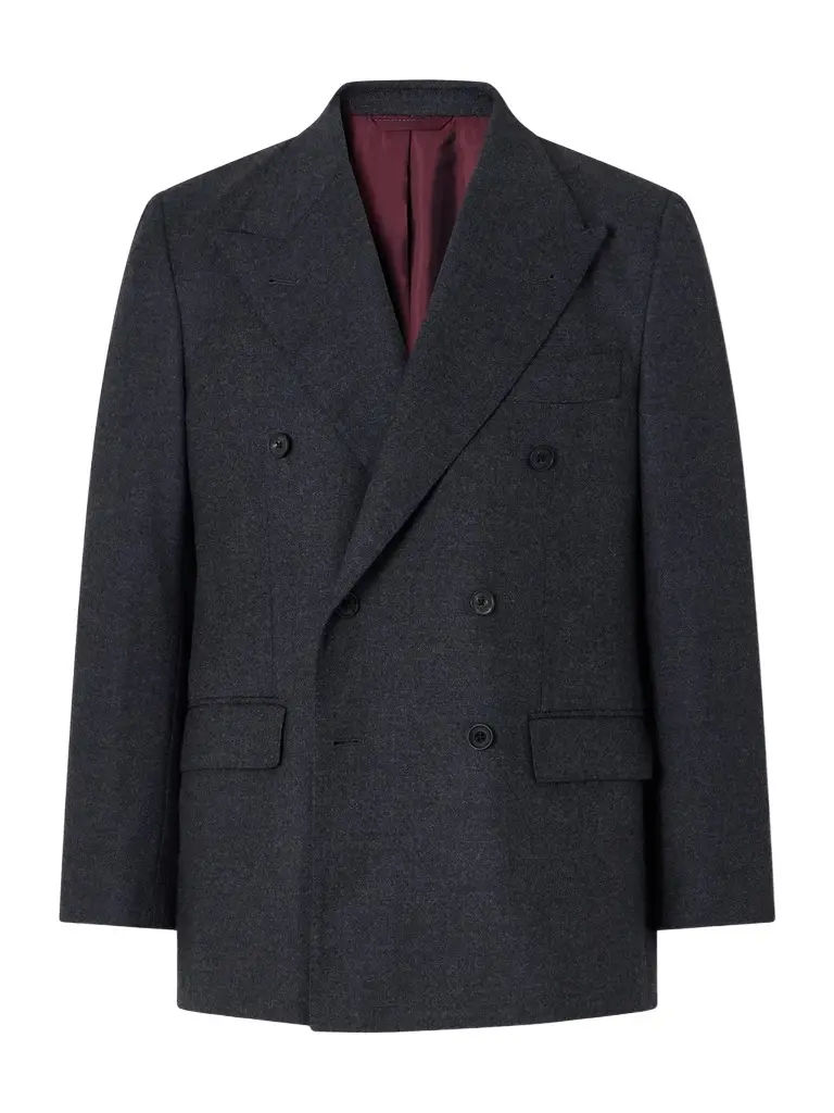 Rubinacci Double-Breasted Virgin Wool-Twill Blazer - Men