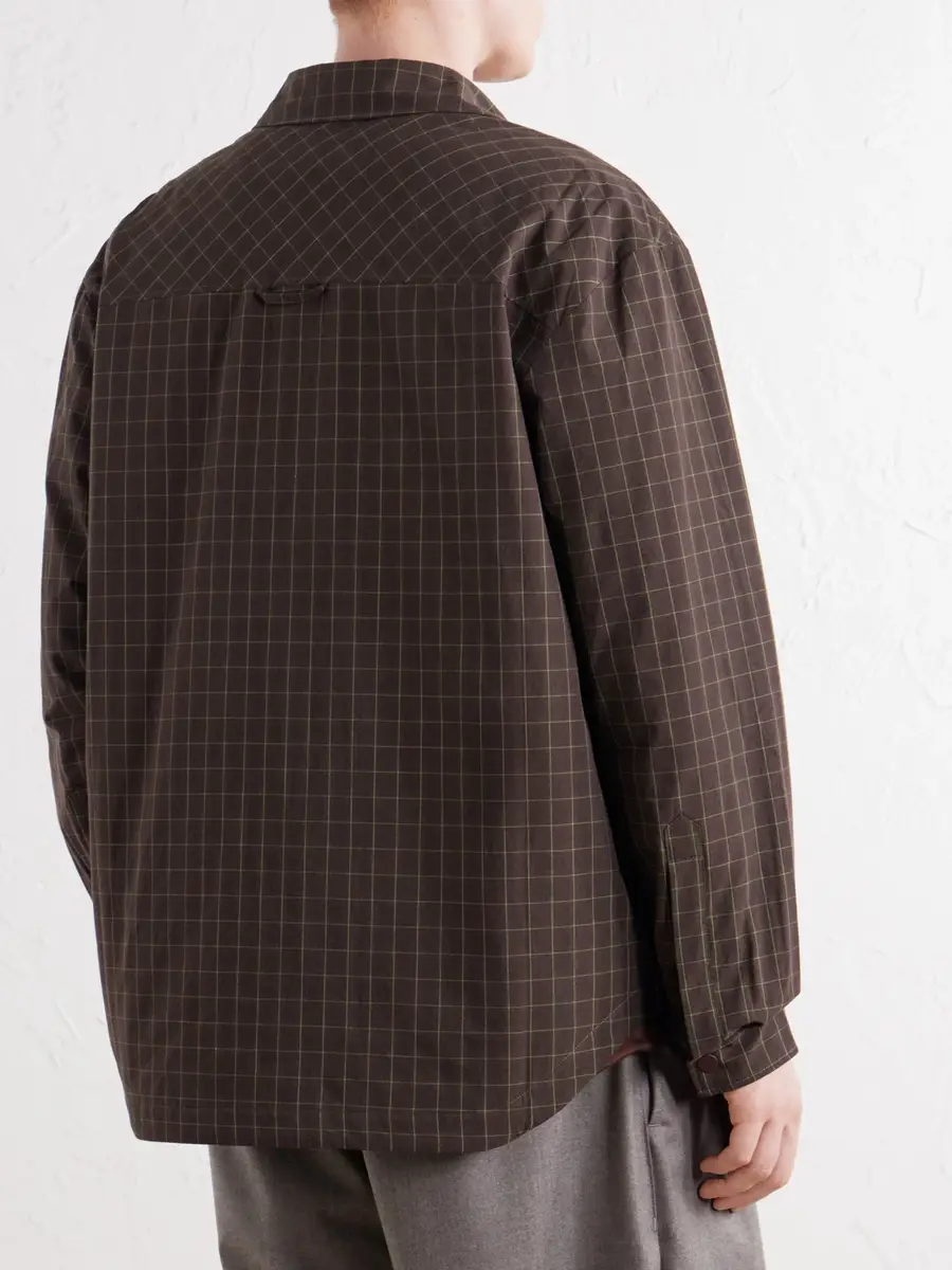 A Kind Of Guise Olkay Padded Checked Cotton-Twill Overshirt - Men | Thumbnail 4