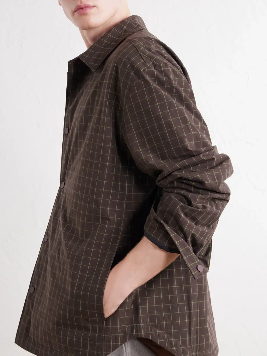 A Kind Of Guise Olkay Padded Checked Cotton-Twill Overshirt - Men | Thumbnail 5