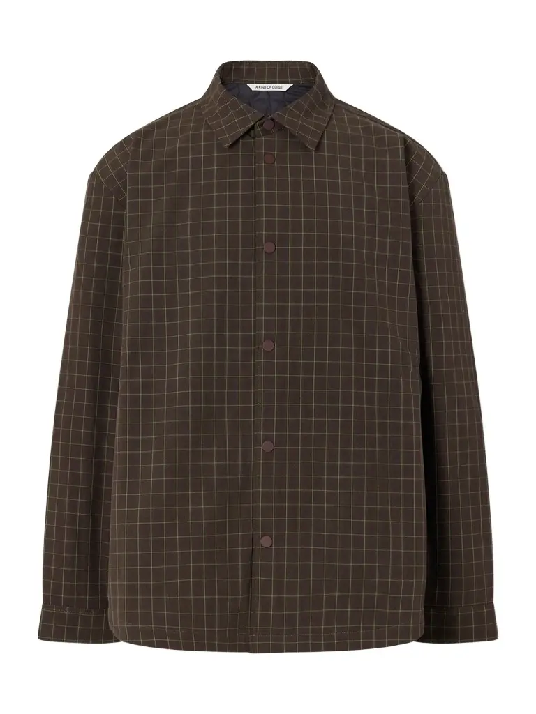 A Kind Of Guise Olkay Padded Checked Cotton-Twill Overshirt - Men