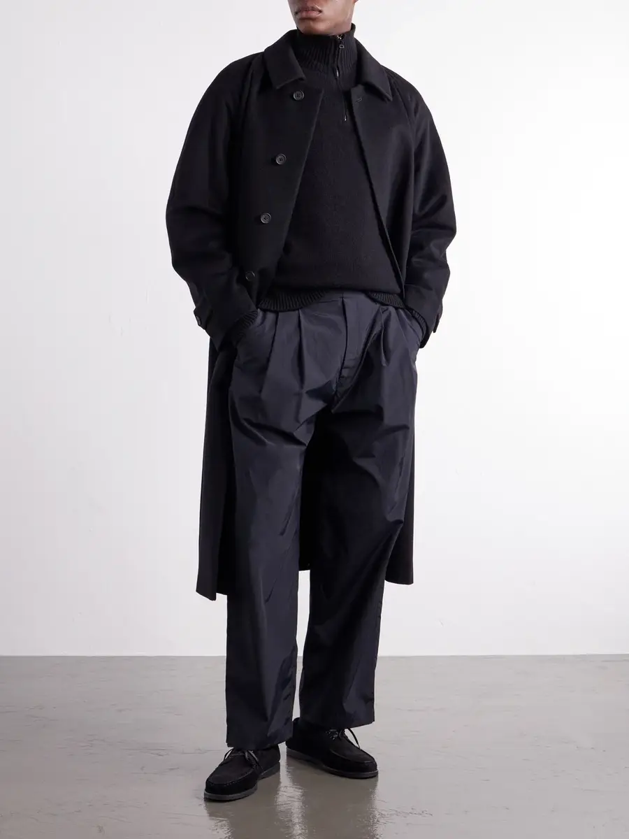 ssstein Belted Wool and Cashmere-Blend Coat - Men | Thumbnail 2 ssstein Belted Wool and Cashmere-Blend Coat - Men | Thumbnail 2