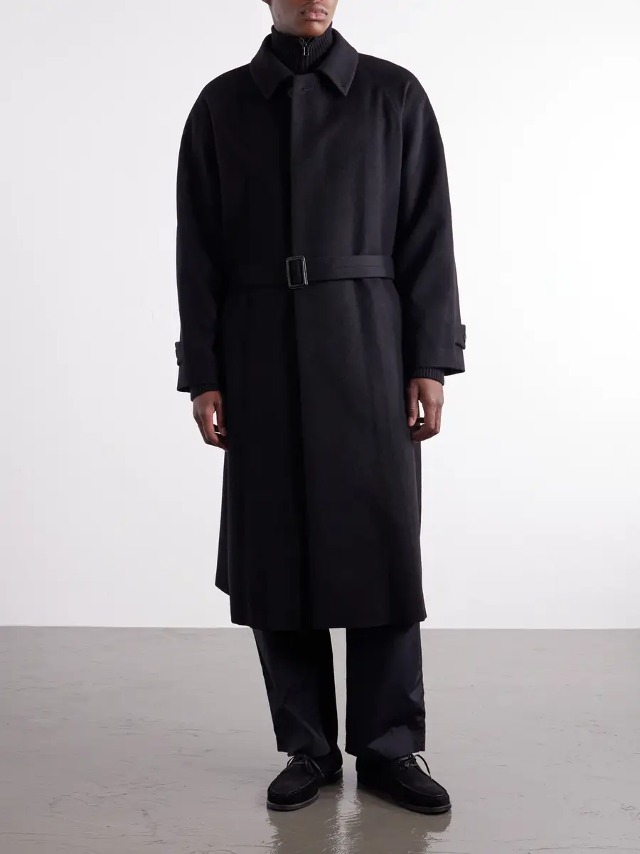 ssstein Belted Wool and Cashmere-Blend Coat - Men | Thumbnail 3 ssstein Belted Wool and Cashmere-Blend Coat - Men | Thumbnail 3