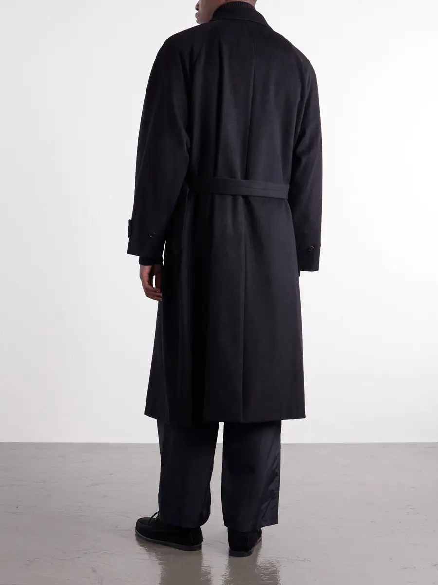 ssstein Belted Wool and Cashmere-Blend Coat - Men | Thumbnail 4 ssstein Belted Wool and Cashmere-Blend Coat - Men | Thumbnail 4