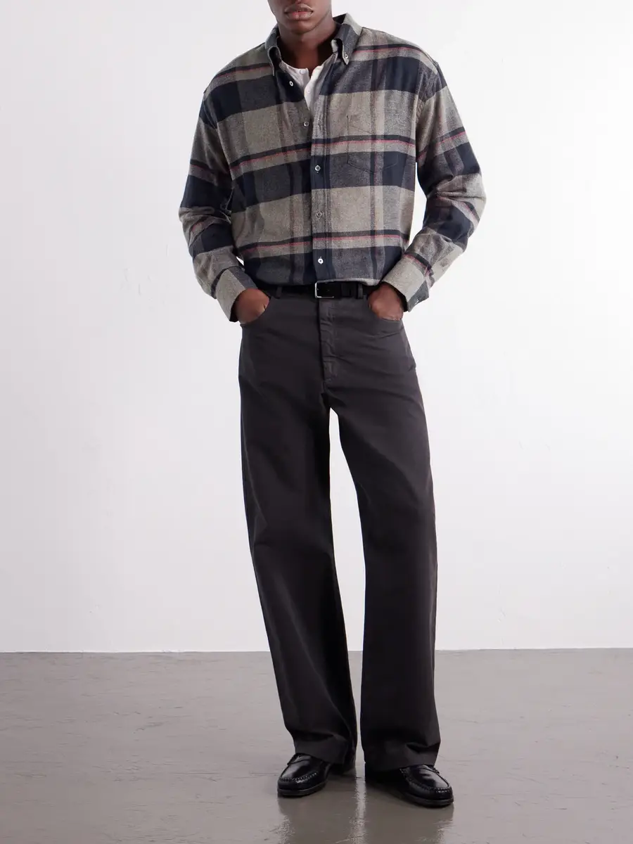 Portuguese Flannel Lumen Oversized Checked Cotton-Flannel Shirt - Men | Thumbnail 2 Portuguese Flannel Lumen Oversized Checked Cotton-Flannel Shirt - Men | Thumbnail 2