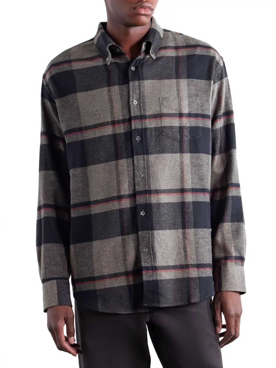 Portuguese Flannel Lumen Oversized Checked Cotton-Flannel Shirt - Men | Thumbnail 3 Portuguese Flannel Lumen Oversized Checked Cotton-Flannel Shirt - Men | Thumbnail 3