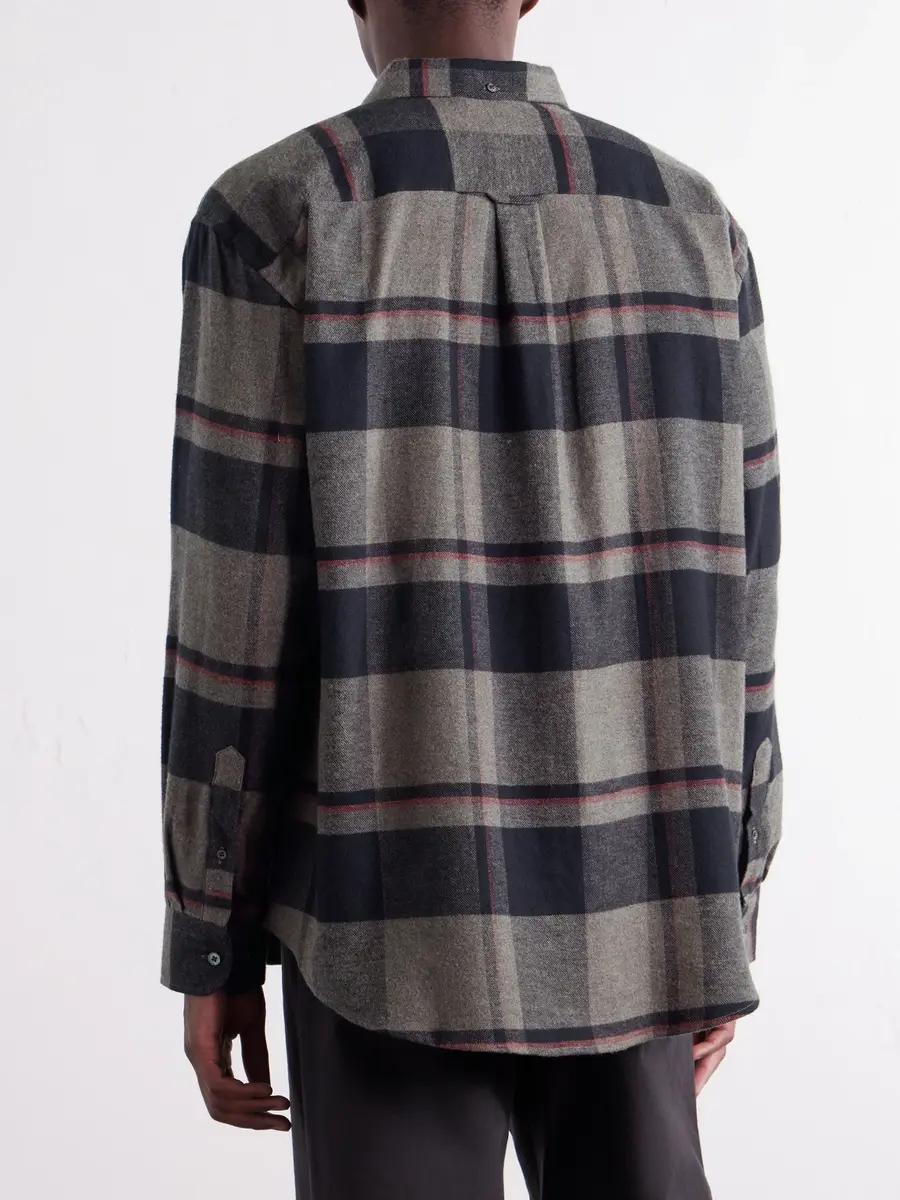Portuguese Flannel Lumen Oversized Checked Cotton-Flannel Shirt - Men | Thumbnail 4 Portuguese Flannel Lumen Oversized Checked Cotton-Flannel Shirt - Men | Thumbnail 4