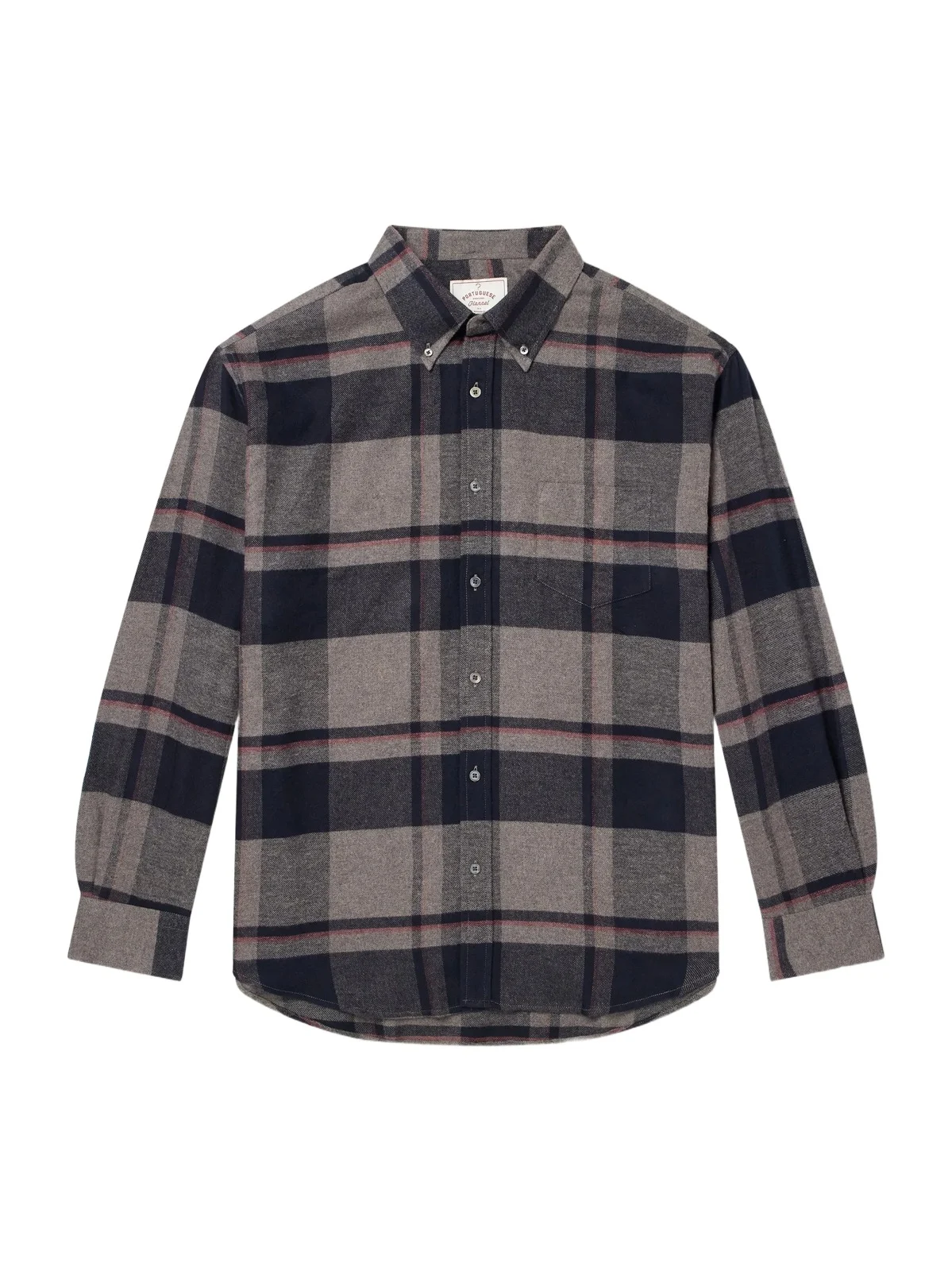 Portuguese Flannel Lumen Oversized Checked Cotton-Flannel Shirt - Men