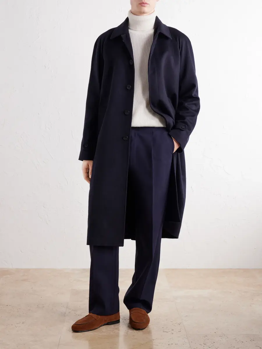 Rubinacci Cashmere-Felt Coat - Men | Thumbnail 2 Rubinacci Cashmere-Felt Coat - Men | Thumbnail 2