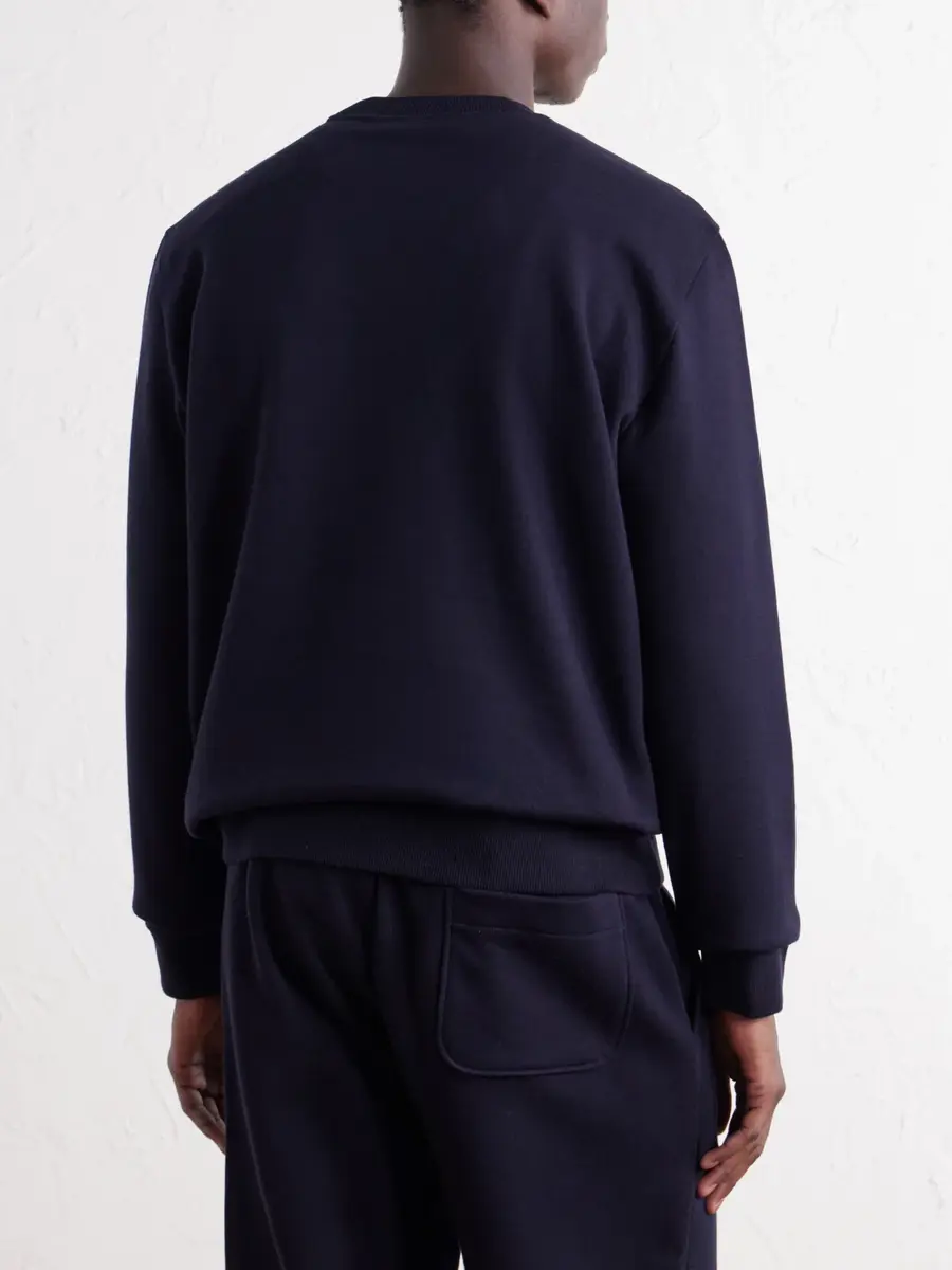 Slowear Zanone Cotton and Cashmere-Blend Jersey Sweatshirt - Men | Thumbnail 4 Slowear Zanone Cotton and Cashmere-Blend Jersey Sweatshirt - Men | Thumbnail 4