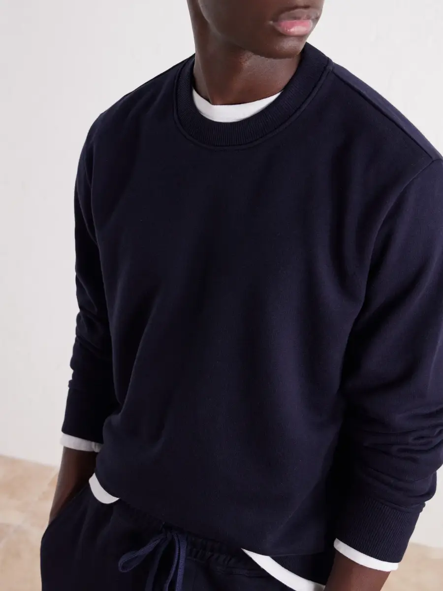 Slowear Zanone Cotton and Cashmere-Blend Jersey Sweatshirt - Men | Thumbnail 5 Slowear Zanone Cotton and Cashmere-Blend Jersey Sweatshirt - Men | Thumbnail 5