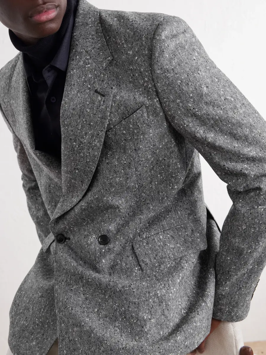 Paul Smith Double-Breasted Donegal Wool-Tweed Blazer - Men | Thumbnail 5 Paul Smith Double-Breasted Donegal Wool-Tweed Blazer - Men | Thumbnail 5