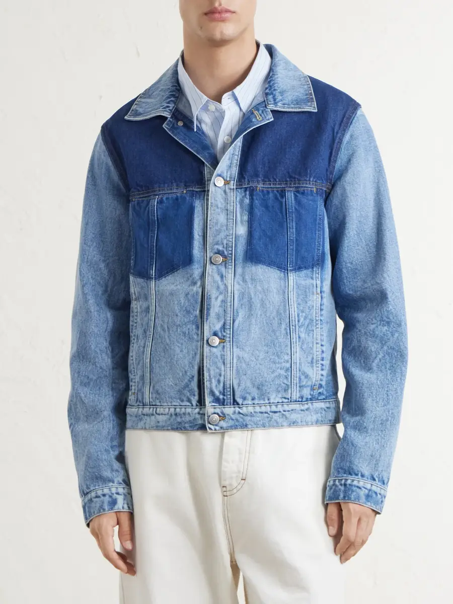 Maison Margiela Patchwork Denim Jacket - Men | Thumbnail 3
