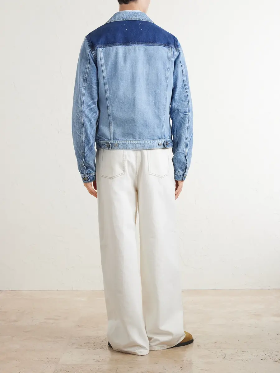 Maison Margiela Patchwork Denim Jacket - Men | Thumbnail 4