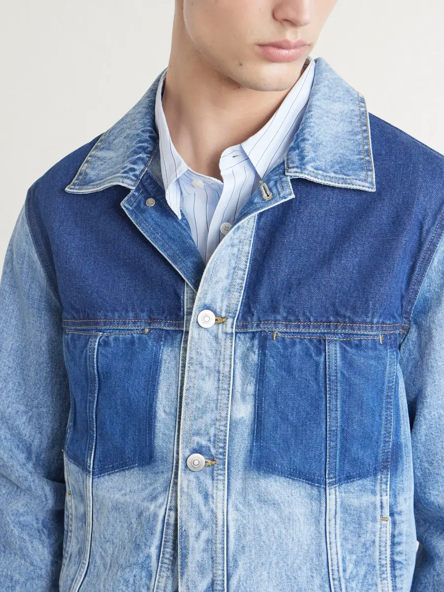 Maison Margiela Patchwork Denim Jacket - Men | Thumbnail 5