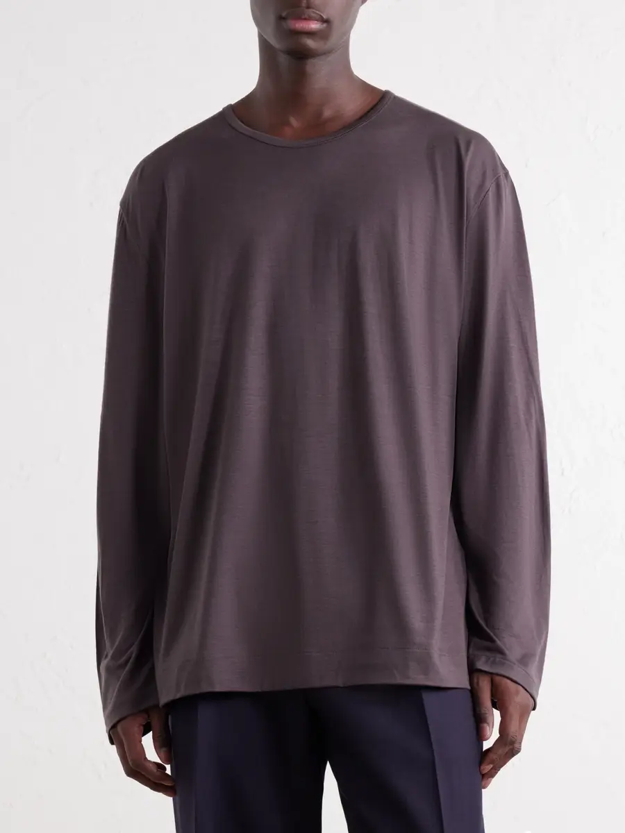 Paul Smith Wool-Jersey T-Shirt - Men | Thumbnail 3