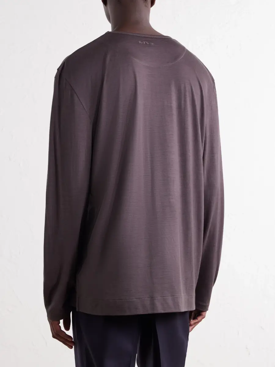 Paul Smith Wool-Jersey T-Shirt - Men | Thumbnail 4