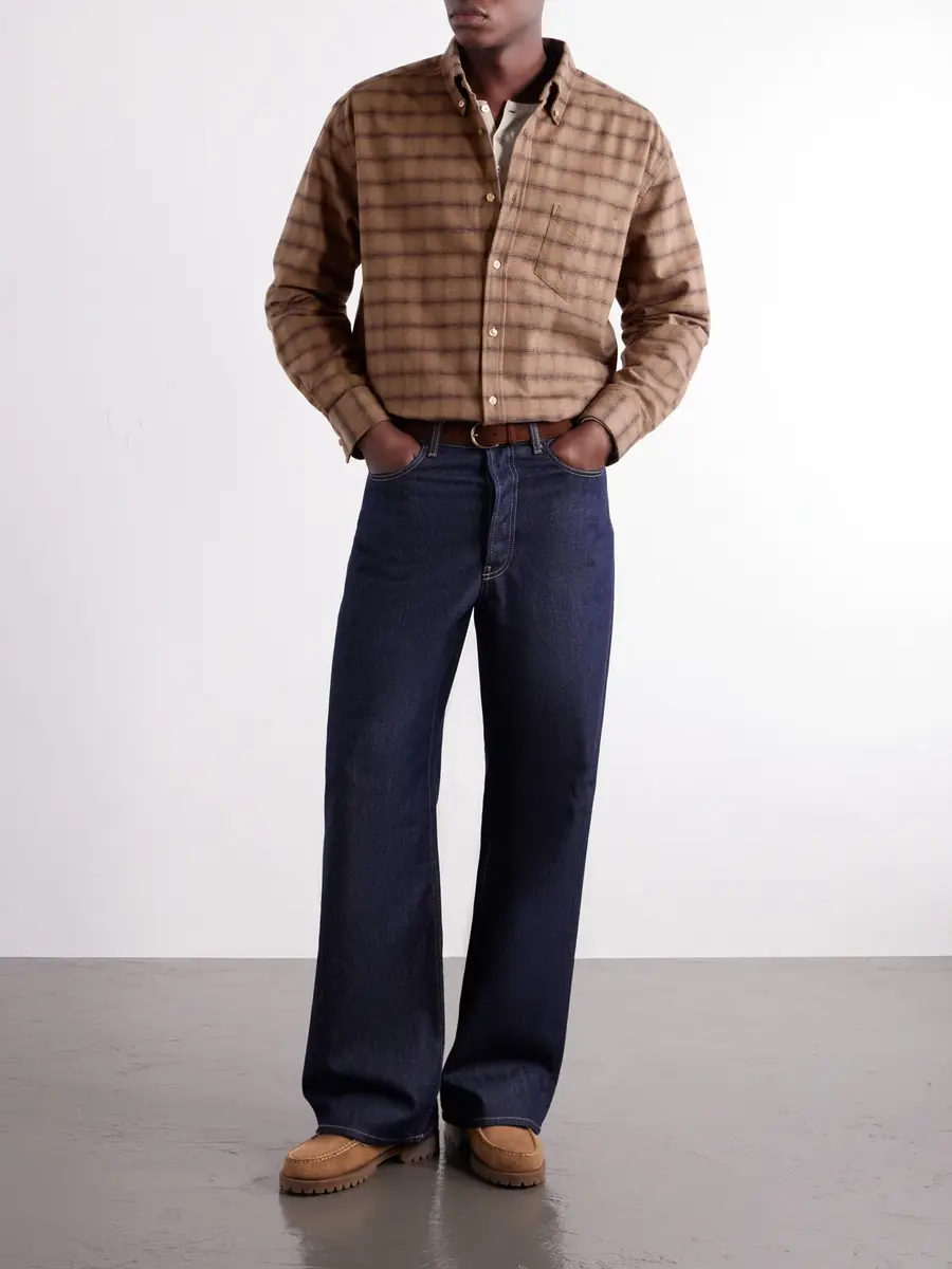 Portuguese Flannel Camila Oversized Checked Cotton-Flannel Shirt - Men | Thumbnail 2 Portuguese Flannel Camila Oversized Checked Cotton-Flannel Shirt - Men | Thumbnail 2