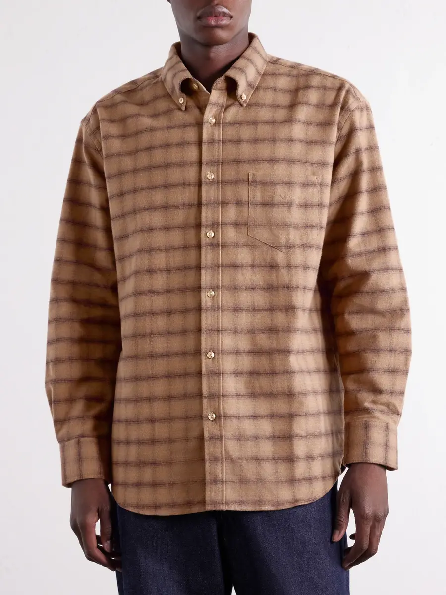 Portuguese Flannel Camila Oversized Checked Cotton-Flannel Shirt - Men | Thumbnail 3 Portuguese Flannel Camila Oversized Checked Cotton-Flannel Shirt - Men | Thumbnail 3