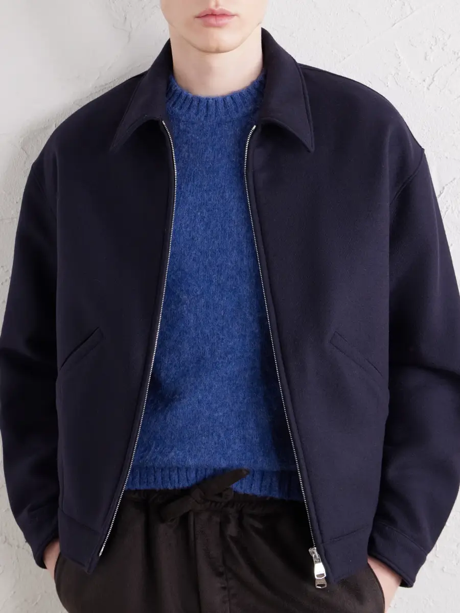 Anderson & Sheppard Geelong Brushed-Wool Sweater - Men | Thumbnail 5 Anderson & Sheppard Geelong Brushed-Wool Sweater - Men | Thumbnail 5