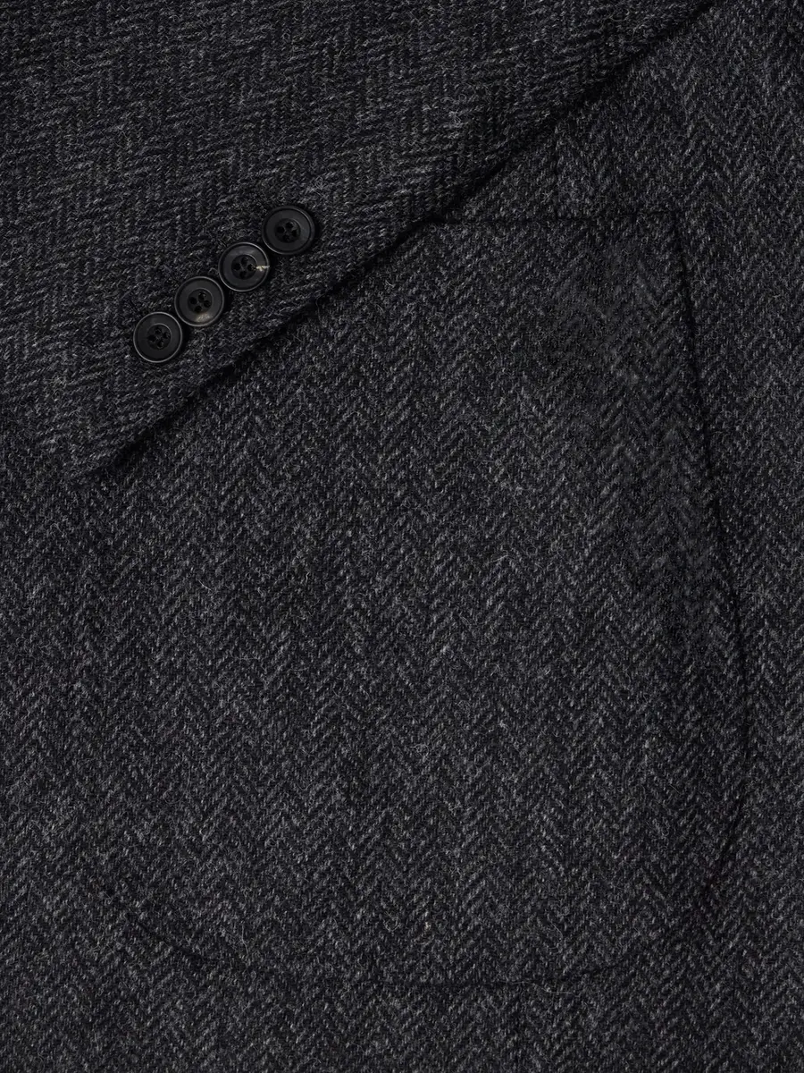Rubinacci Herringbone Virgin Wool Blazer - Men | Thumbnail 6