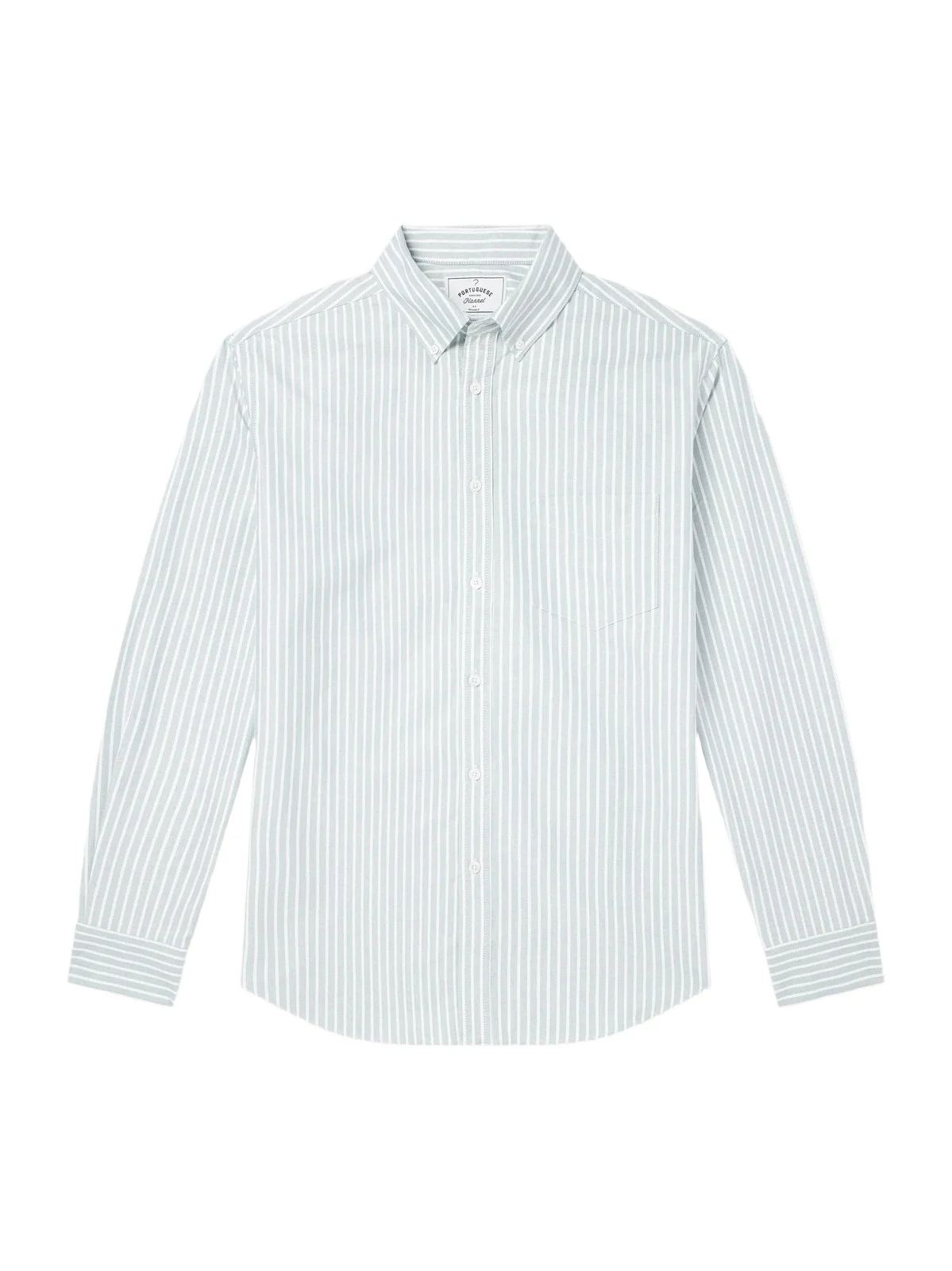 Portuguese Flannel Belavista Button-Down Collar Striped Cotton-Oxford Shirt - Men