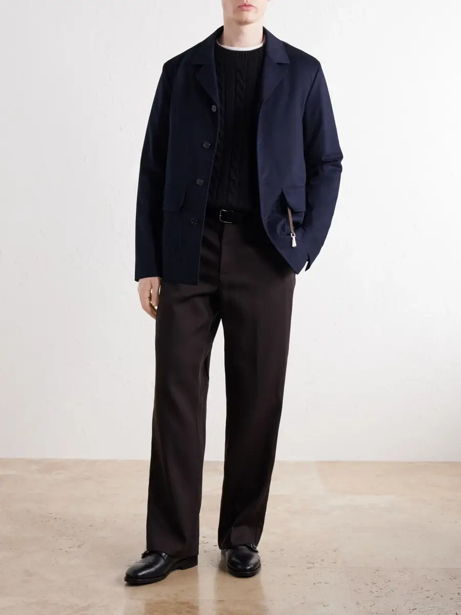 Slowear Cotton and Cashmere-Blend Gabardine Blouson Jacket - Men | Thumbnail 2 Slowear Cotton and Cashmere-Blend Gabardine Blouson Jacket - Men | Thumbnail 2