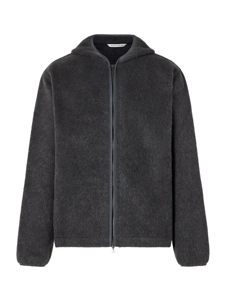 A Kind Of Guise Erro Brushed Wool and Mohair-Blend Felt Hoodie - Men